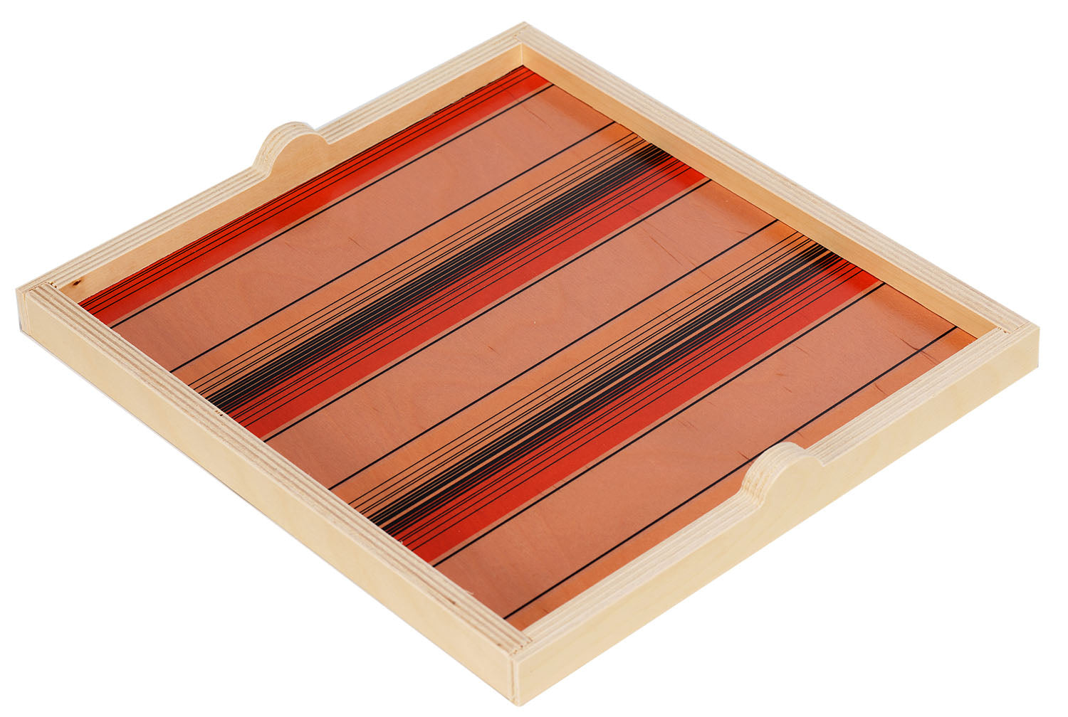 Adam peach square tray